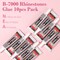 B7000 Jewelry Glue for Rhinestones, Cridoz 10Pack Flexible Super Glue Gel with Precision Tip Multi Function Clear Gem Glue Fabric Adhesive for Cloth Metal Stone Bead Jewelry Making Wood Glass